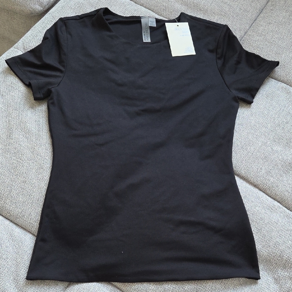 RD Style Black Short Sleeve Crewneck Tee